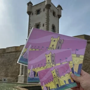 Lámina Puerta Tierra de Cádiz Alexis Visualinotion