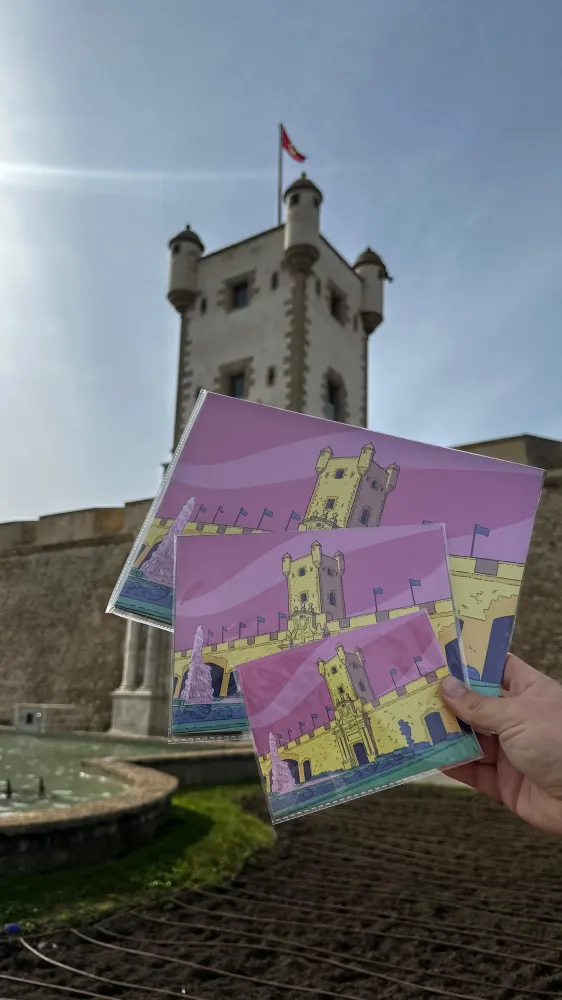 Lámina Puerta Tierra de Cádiz Alexis Visualinotion