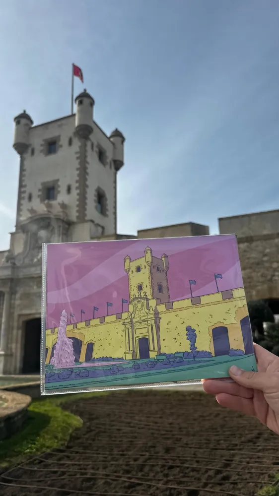 Lámina Puerta Tierra de Cádiz Alexis Visualinotion