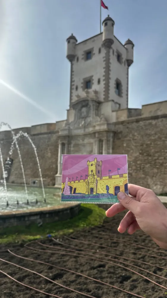 Lámina Puerta Tierra de Cádiz Alexis Visualinotion