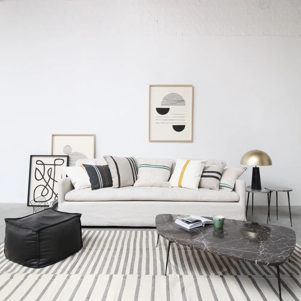 Alfombra - Boro - Natural/Gris