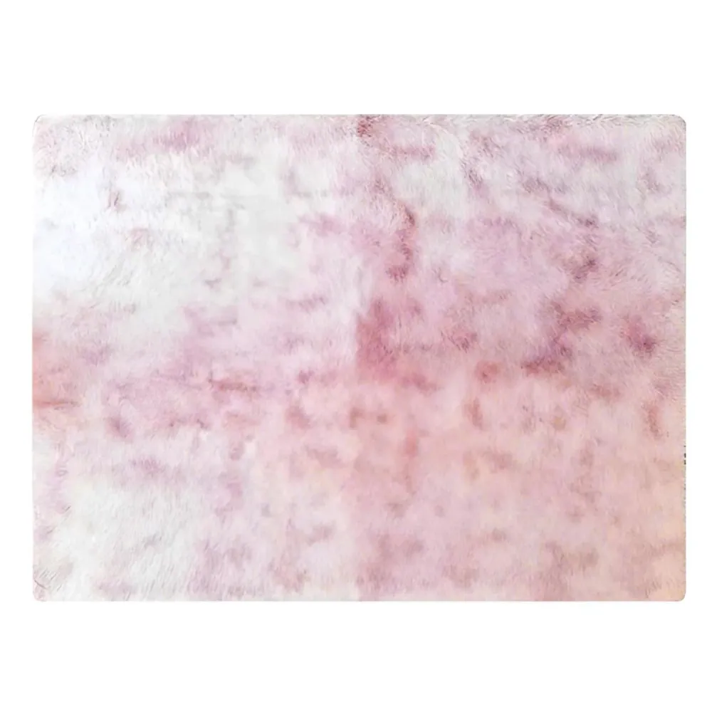 Alfombra Peluda Super Suave 195x230 CM Rosa