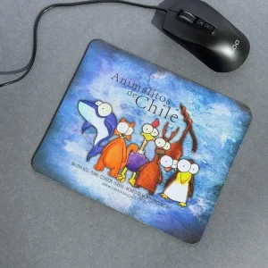 Mousepads de goma ilustrados - Animalitos de Chile Alma Chilena