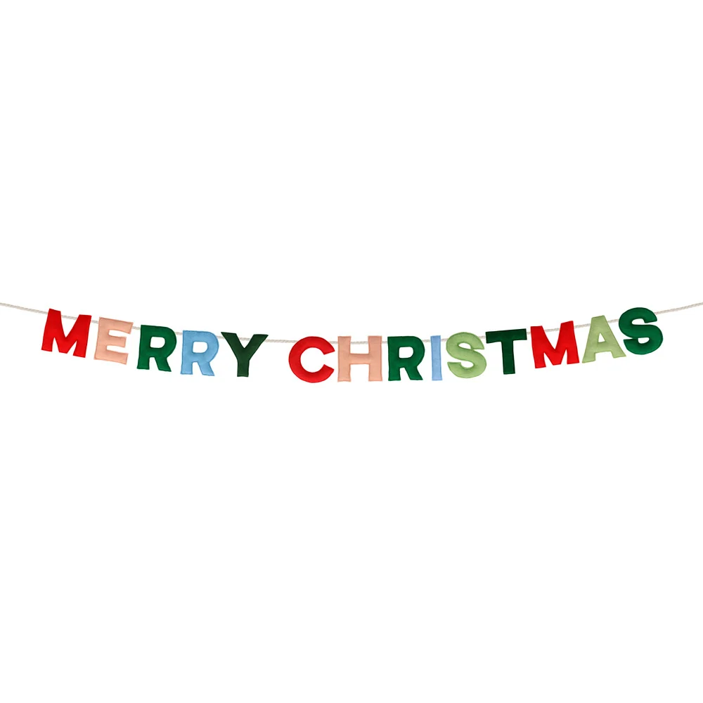 Guirnalda de fieltro Feliz Navidad Amate es