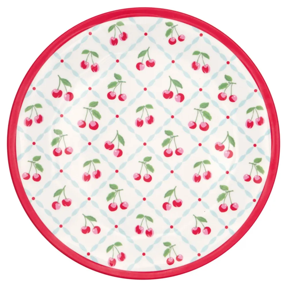 Plato de cerezas de melamina Amate es