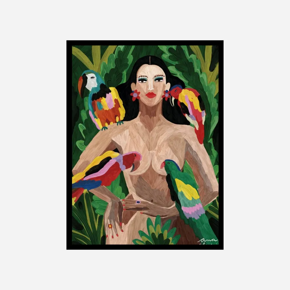 Reina de la Selva Art Print A4 Ana Clerici