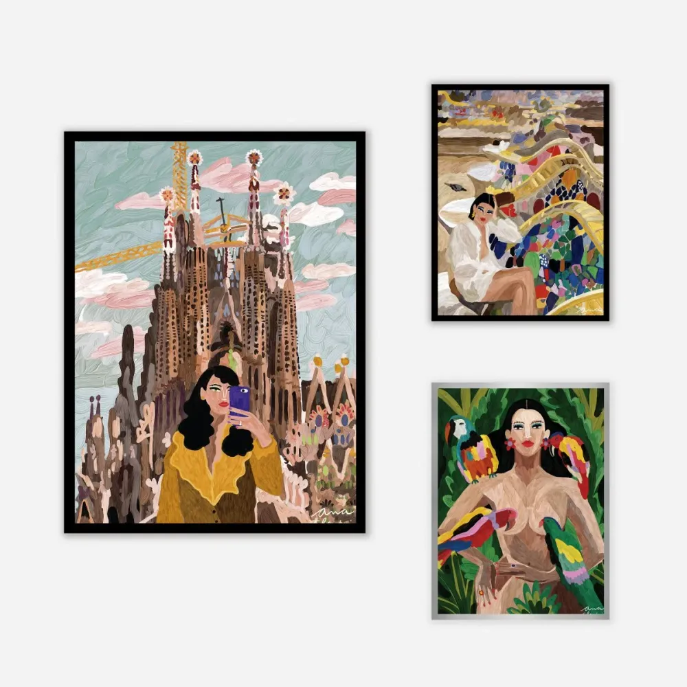 Reina de la Selva Art Print A4 Ana Clerici