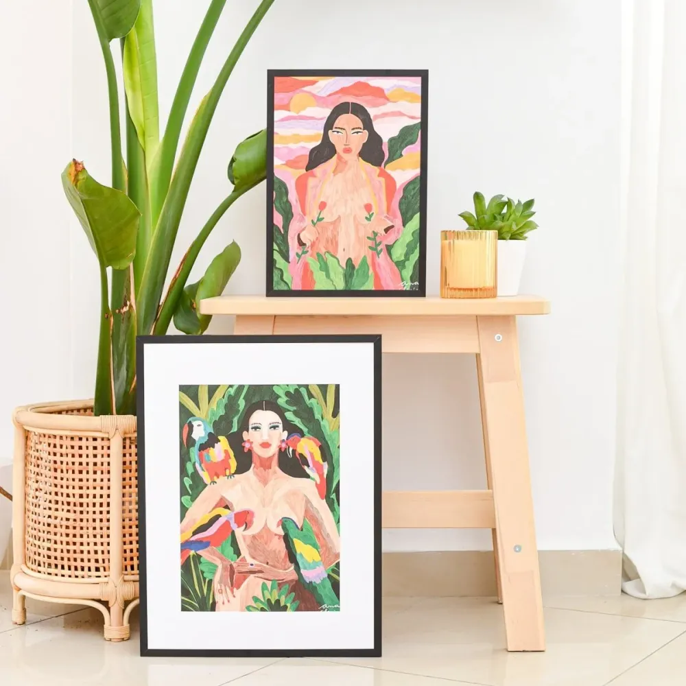 Reina de la Selva Art Print A4 Ana Clerici