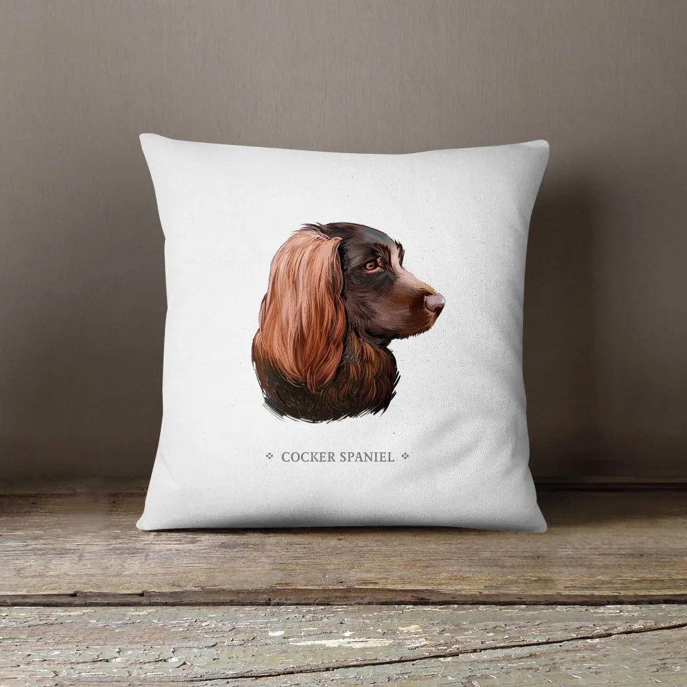 Funda Cojín Cocker Spaniel Andes1