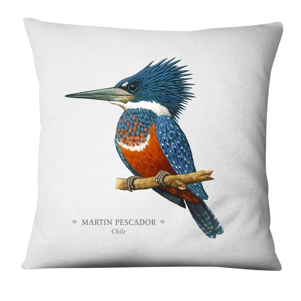 Funda cojín Martín Pescador Andes1