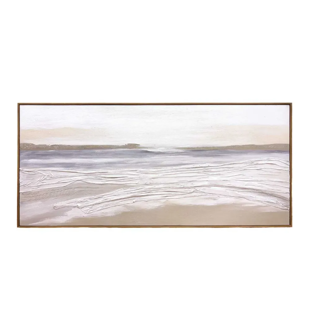 Cuadro abstracto playa Huahine 70 x 150 Andrea House
