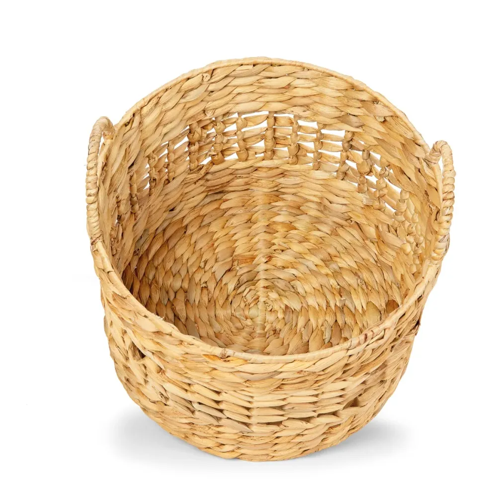 Set de 3 cestas de fibra natural trenzada Andrea House