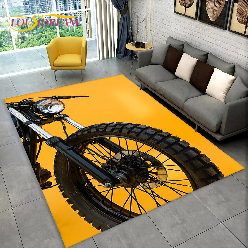 Alfombra de motocicleta de dibujos animados<br> Neumático todo terreno Antre du Motard