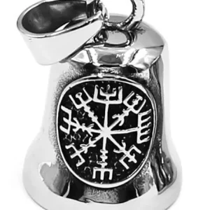 Campana de motocicleta<br> Brújula rúnica vikinga Antre du Motard