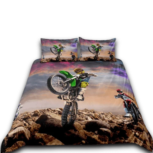 Funda nórdica Moto Cross<br> Equilibrio de la rueda trasera Antre du Motard