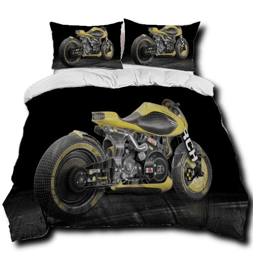 Funda nórdica Moto modelado 3D Antre du Motard