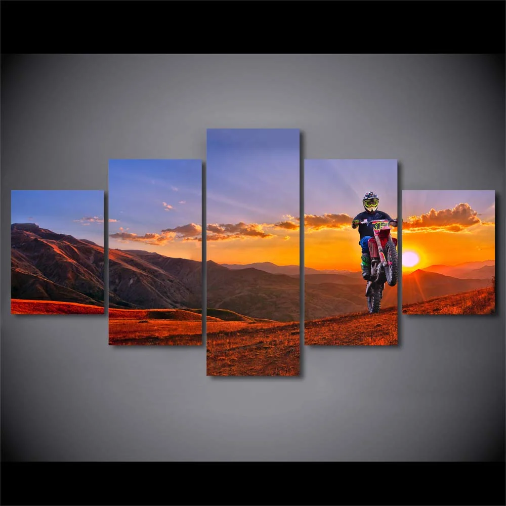 Mesa Moto Cross amanecer soleado Antre du Motard