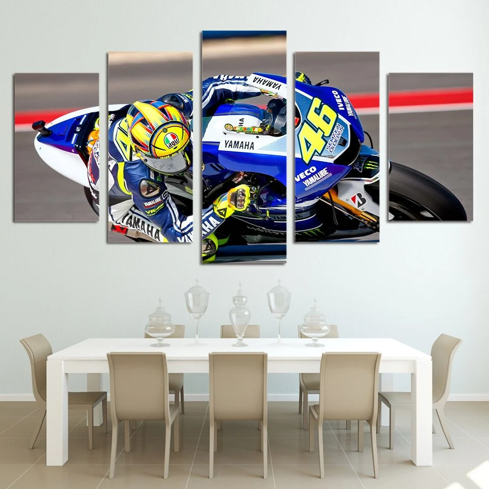 Pintura De Motos Circuito Yamaha VR46 Antre du Motard