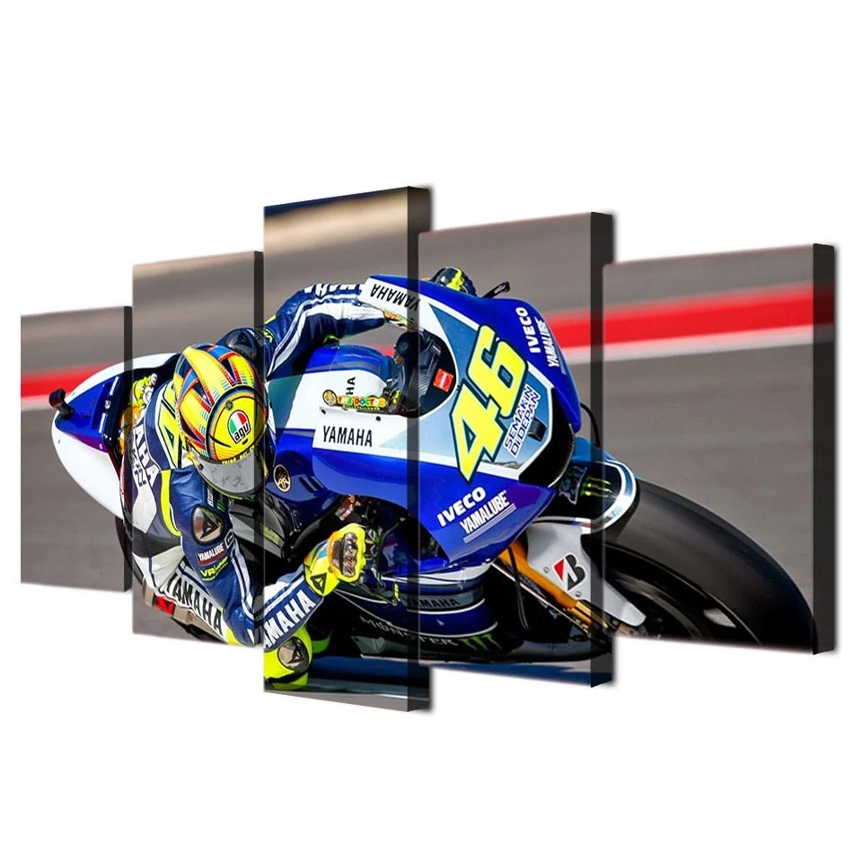 Pintura De Motos Circuito Yamaha VR46 Antre du Motard