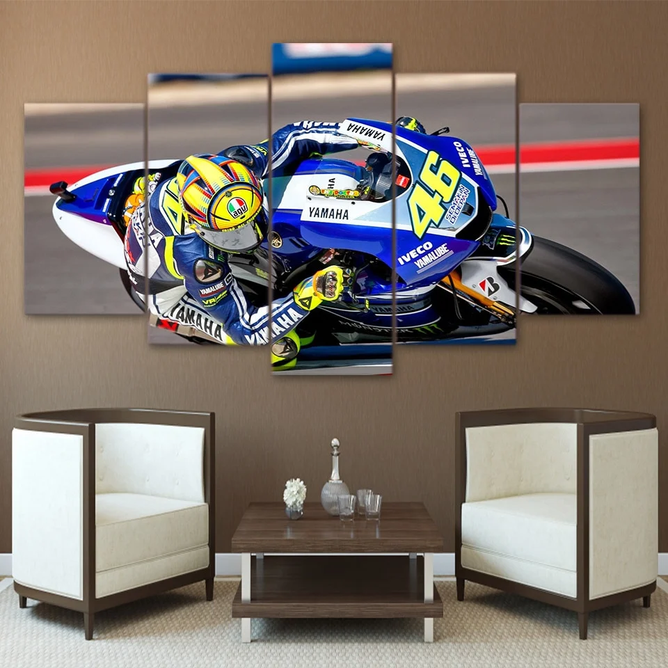 Pintura De Motos Circuito Yamaha VR46 Antre du Motard
