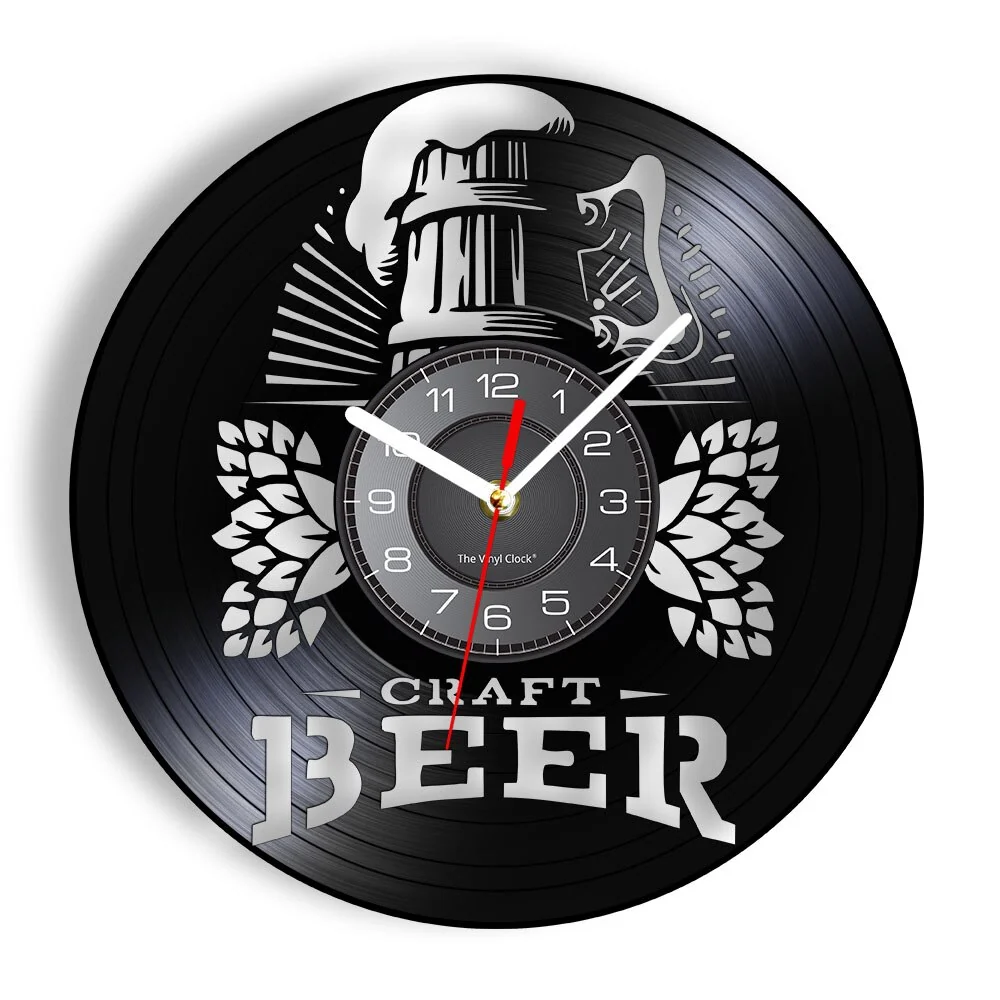 Reloj de pared motero Cerveza Artesanal Antre du Motard