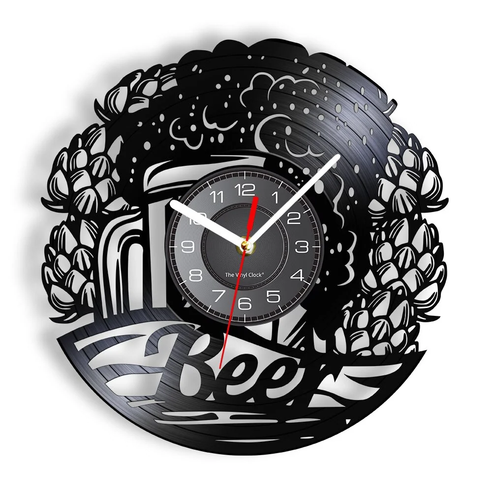 Reloj de pared motero<br> Cerveza Espumosa Antre du Motard