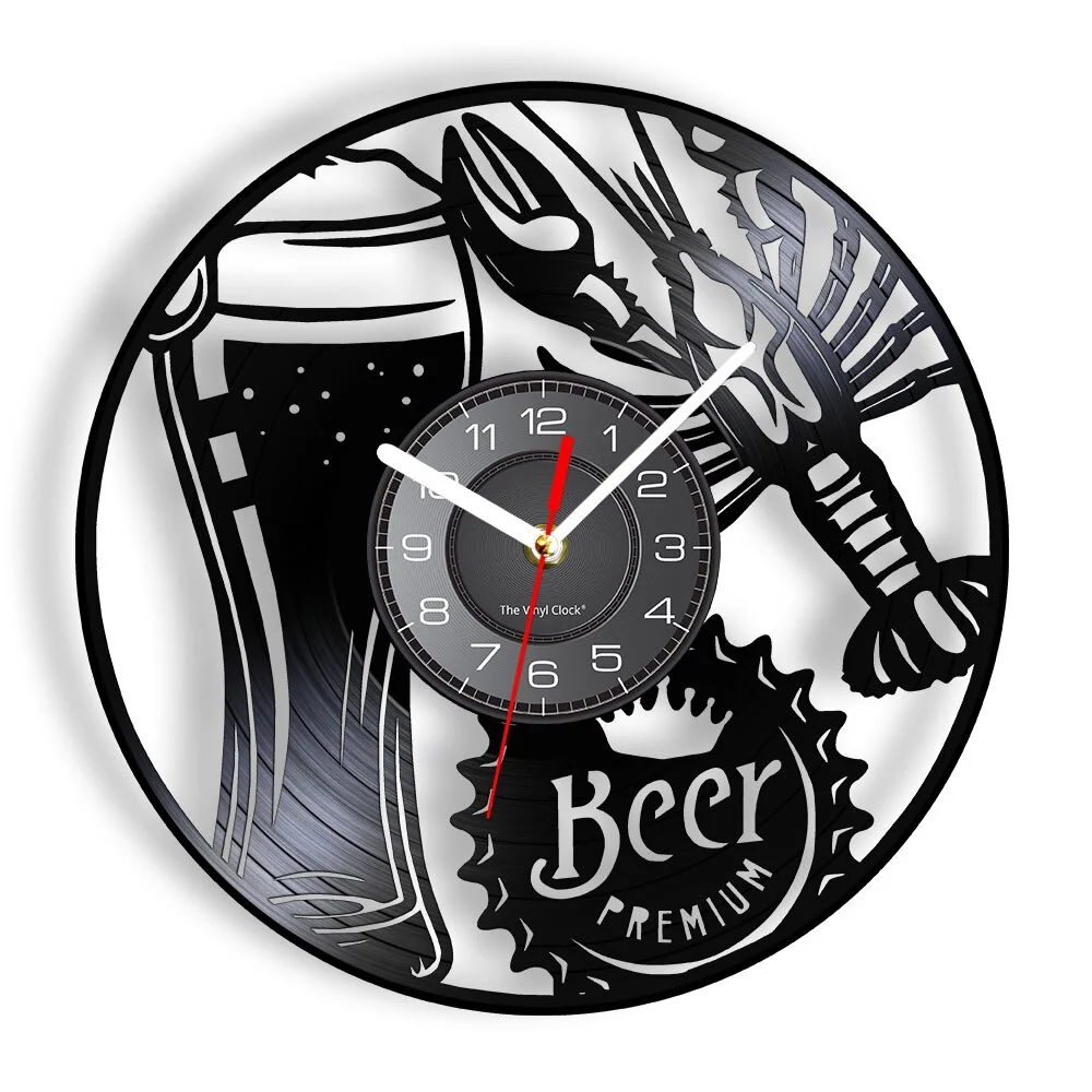 Reloj de pared motero Cerveza Premium Antre du Motard