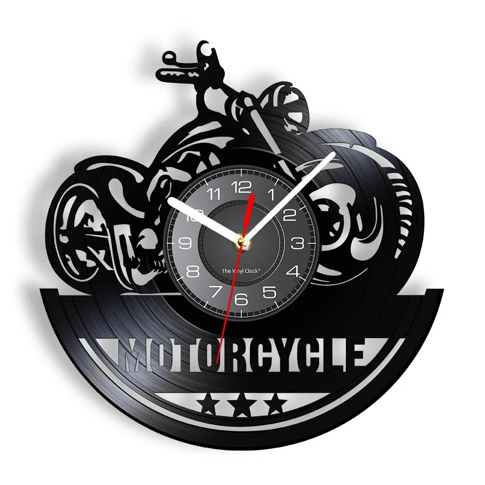 Reloj de pared de motocicleta Músculo Antre du Motard