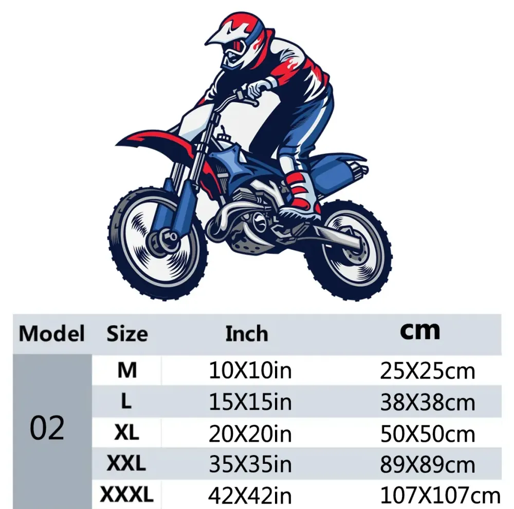 Vinilo decorativo cruz moto Conductor de estilo libre Antre du Motard