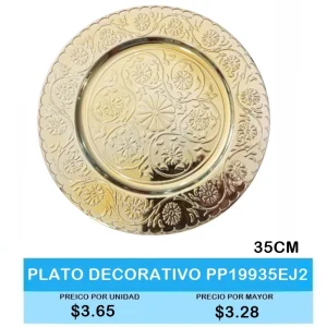 Plato Decorativo PP19935EJ2 AQIHOGARECUADOR