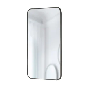 Espejo Rectangular 70X90cm Negro Mate - Aqualia Heriot Watt