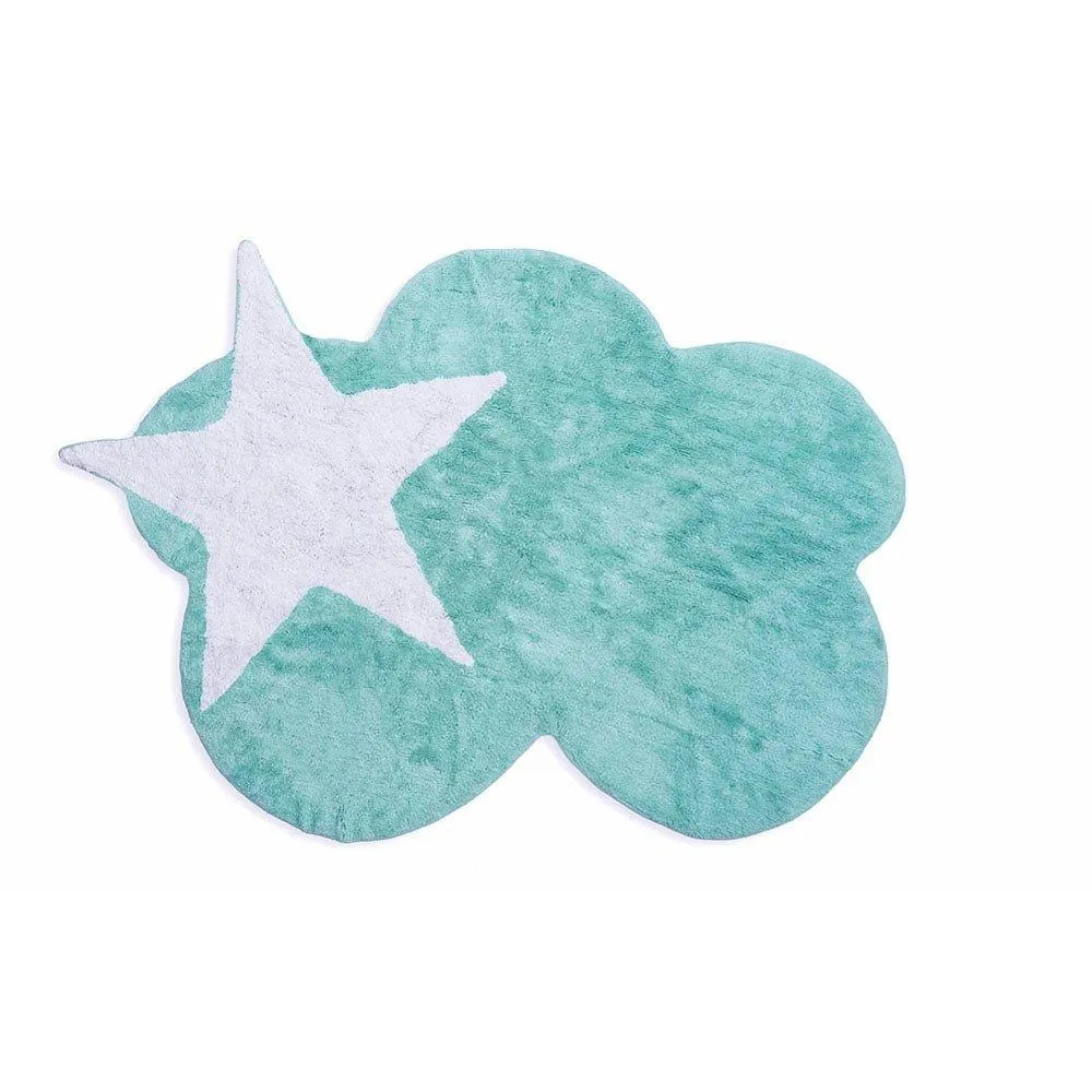 Alfombra Dormitorio Infantil Mimosa Aguamarina Aratextil