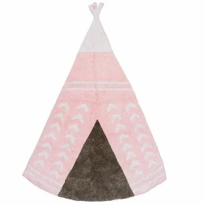 Alfombra Infantil Algodón 100% Lavable Arizona Aratextil Rosa
