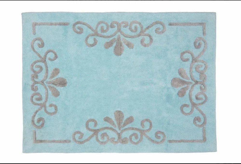 Alfombra Infantil Algodón 100% Lavable Viena Aratextil Azul