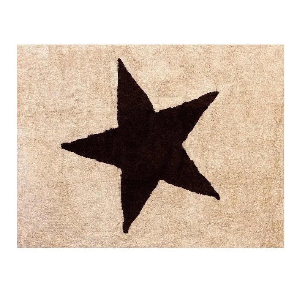 Alfombra Infantil Estela Beige/Chocolate Aratextil