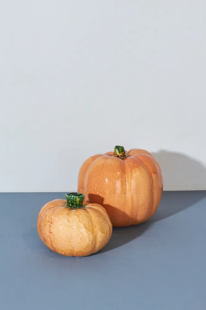 Calabaza réplica de cerámica esmaltada Armando Rueda