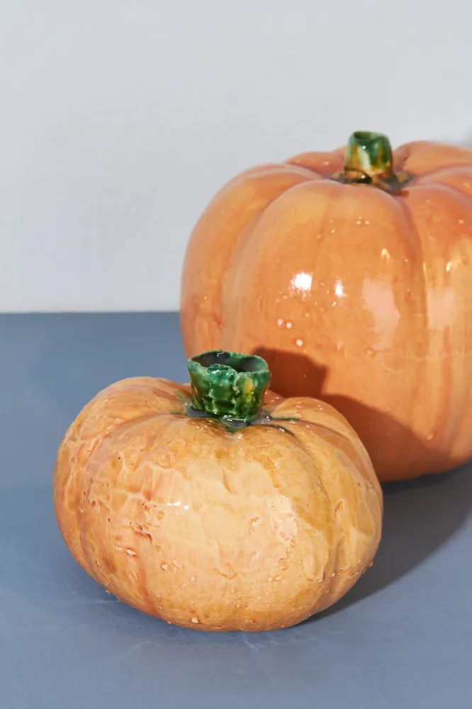 Calabaza réplica de cerámica esmaltada Armando Rueda