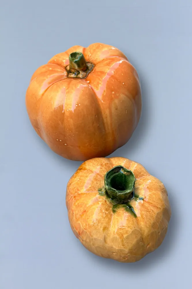 Calabaza réplica de cerámica esmaltada Armando Rueda