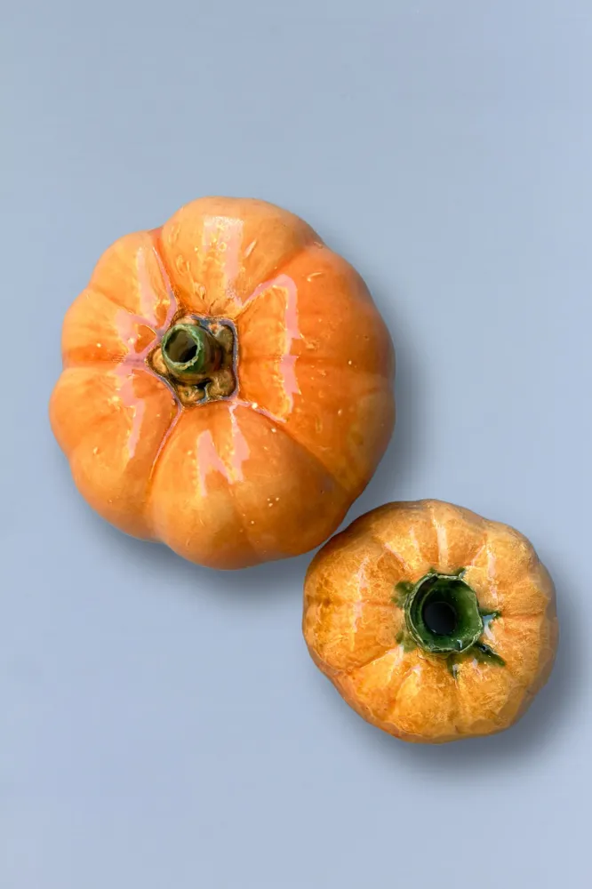 Calabaza réplica de cerámica esmaltada Armando Rueda