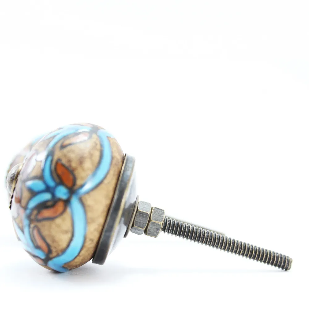 Pomos de Mueble Pintados Mano IX Arogya Earth