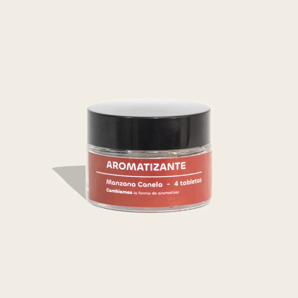 Aromatizante Manzana Canela - 4 tabletas - 800 ml