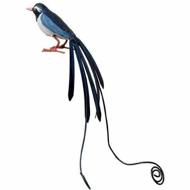 Ave del Paraíso - Pájaro decorativo en metal reciclado Arrosoir & Persil