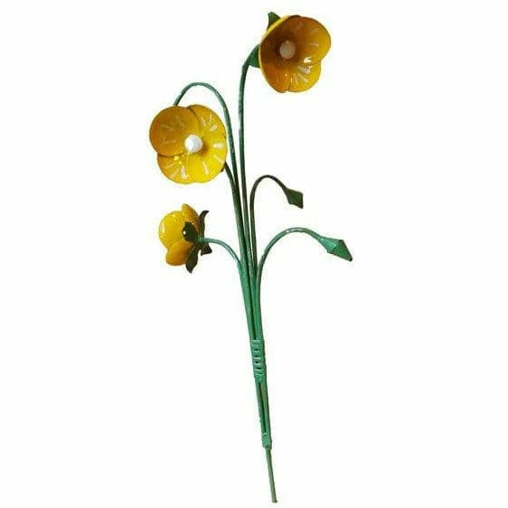 Botones de oro - Vegetal decorativo en metal reciclado Arrosoir & Persil