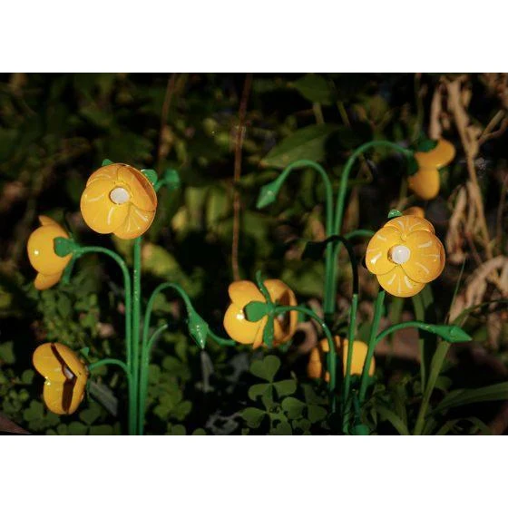 Botones de oro - Vegetal decorativo en metal reciclado Arrosoir & Persil
