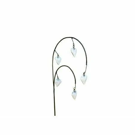Corazón de Marí blanco - Vegetal decorativo en metal reciclado Arrosoir & Persil