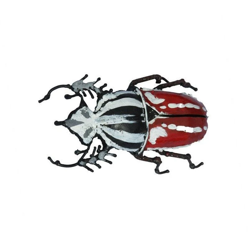 Escarabajo Goliat - Insecto decorativo en metal reciclado Arrosoir & Persil
