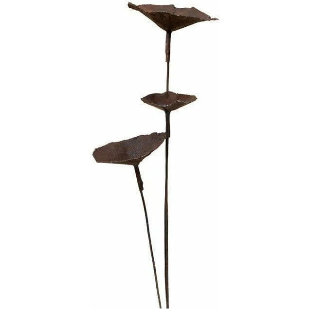 Loto 3 hojas - Vegetal decorativo en metal reciclado Arrosoir & Persil