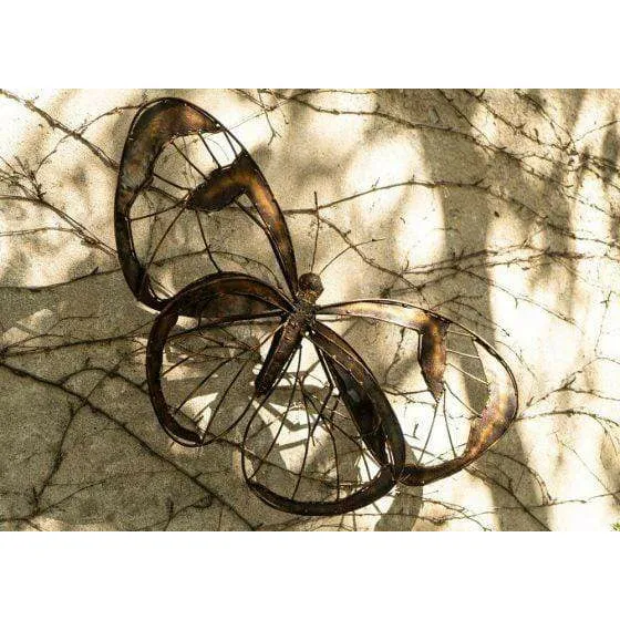 Mariposa XL - Insecto decorativo en metal reciclado Arrosoir & Persil