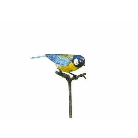 Tutor Carbonero - Pájaro decorativo en metal reciclado Arrosoir & Persil
