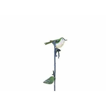 Tutor jardinera Reinita - Pájaro decorativo en metal reciclado Arrosoir & Persil
